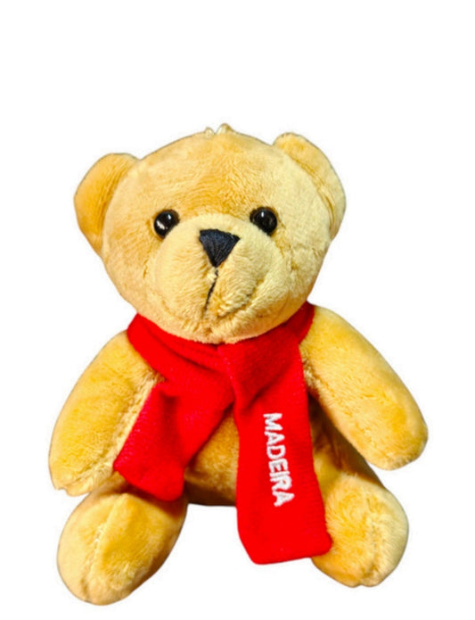 URSO CACHECOL VERMELHO 12CM